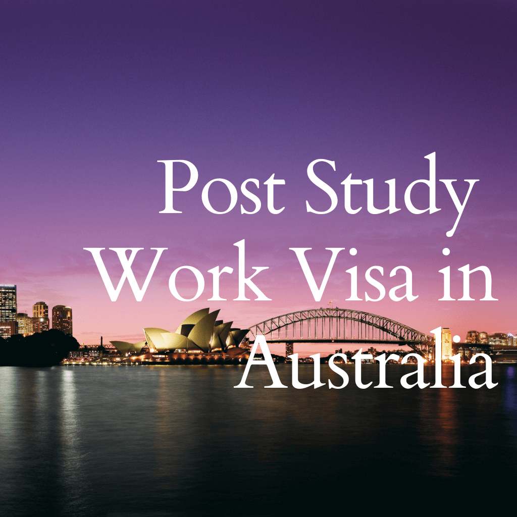 Types of Post Study Work Visa in Australia