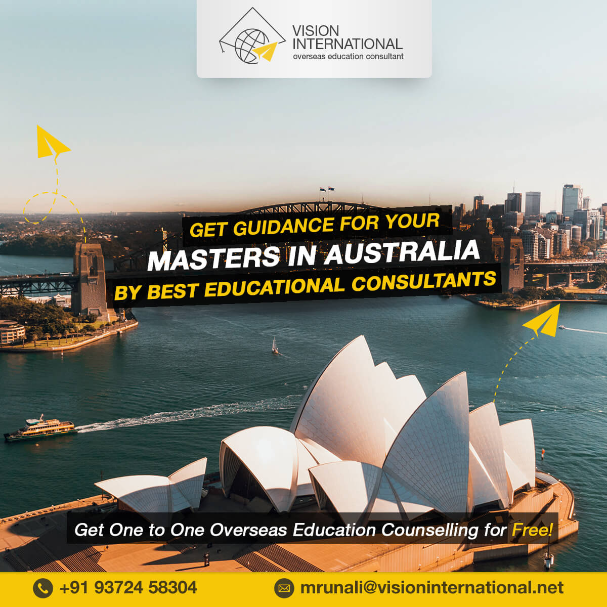 Get Guidance for your Masters in Australia from the Best Educational Consultants